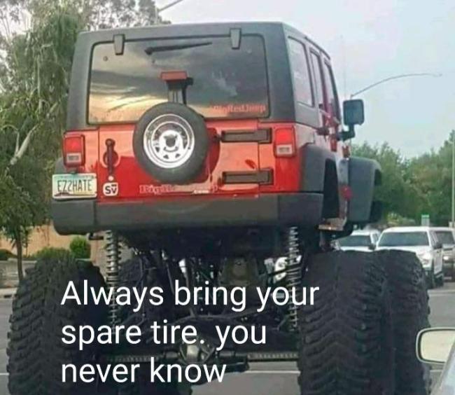 You never know